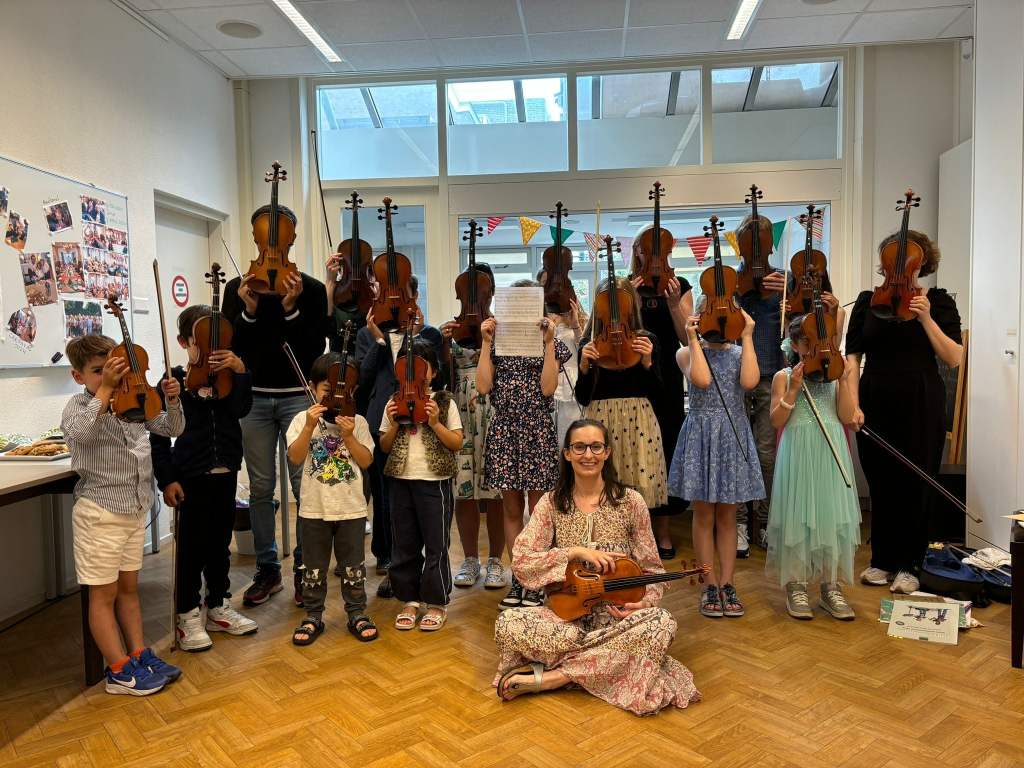 Vioolles bij Adagio Music Studio